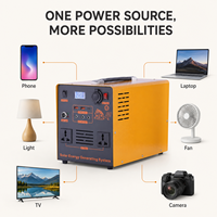 Station d'alimentation portable de qualité supérieure 1200Wh 600W avec protection contre les surcharges, système solaire pour une utilisation domestique sécurisée