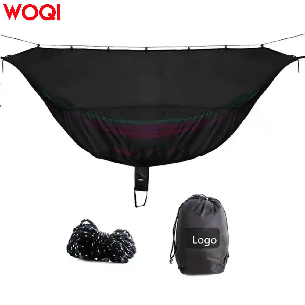 WOQI factory price sell Hammock with Mosquito Net easy carry portable hammock