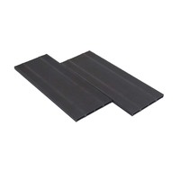 Planche de terrasse en WPC moderne antidérapante et imperméable, surface en grain de bois de teck massif, système de clic, garantie 5 ans Sayruo, ignifuge, respectueux de l'environnement