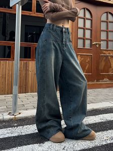 Jeans <span class=keywords><strong>Femme</strong></span> Printemps-Automne 2026, Coupe Droite Ample Taille Haute Amincissante, Grandes Tailles, Idéal pour Silhouette Poire - Product Image 3