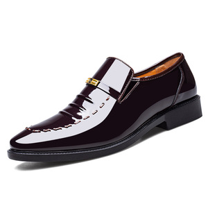 Scarpe Oxford Eleganti da <span class=keywords><strong>Uomo</strong></span> in Pelle Italiana 38-49, Suola in <span class=keywords><strong>Gomma</strong></span> EVA, Nere, con Tacco Alto, Ricamate, Leggere - Product Image 1