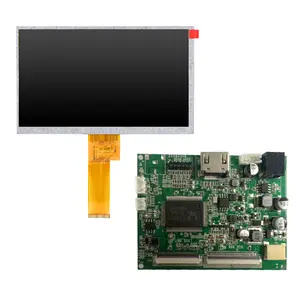 Prezzo di fabbrica 3.5 4.3 5 7 10.1 pollici tft touch modulo di visualizzazione dello schermo a cristalli liquidi di trasporto touch screen capacitivo 7 ''lcd display bordo PCBA