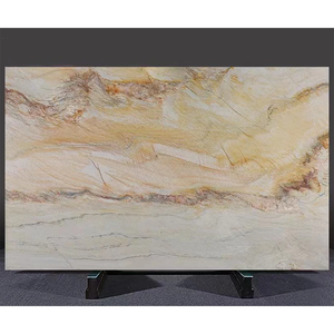 Brazil macaubas tự nhiên mờ quartzite tấm bookmatch tường gạch đầu quartzite Countertop nhà bếp Backlit nền - Product Image 3