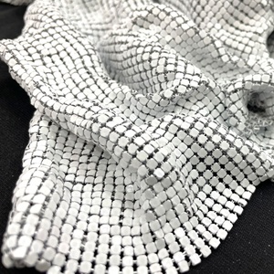 S535 Soft Flexible Aluminum Chainmail <strong>Mesh</strong> Fabric for Dress Metal <strong>Sequin</strong> <strong>Mesh</strong> Fabric - Product Image 4