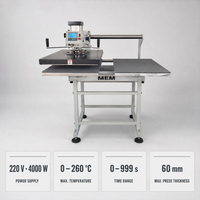 Presse à chaud pneumatique semi-automatique double station TQ-5070 MEM pour la vente en gros, 50 x 70 cm