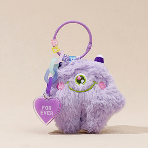 Simpatico regalo mostro bambola coppia stupido celebrante portachiavi zainetto da donna ornamenti appesi peluche portachiavi - Product Image 2