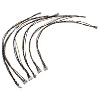 Boîtier de raccordement à sertir Micro-Latch Molex série 51065 personnalisé, pas de 2,00 mm, simple rangée, 5 circuits, pour faisceau de câbles naturels