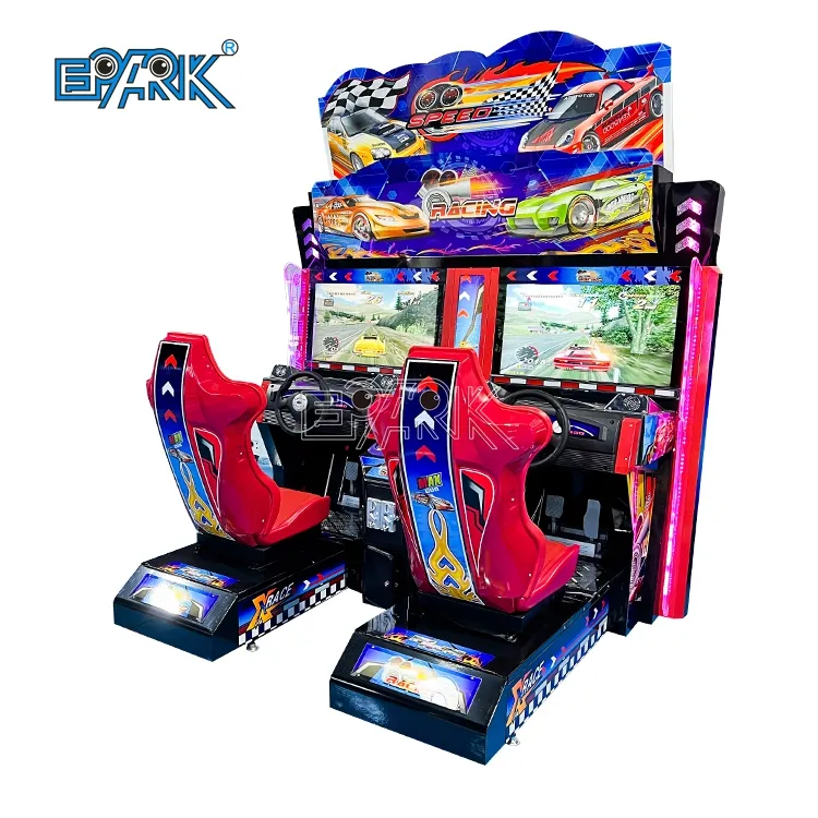 Guangzhou Double Players Outrun Racing Simulator lottery machine video games for sale