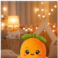 Porte-clés Peluche Mignon IA Mango en Polyester Doux avec Oreilles Mobiles – Idéal pour Enfants et Adultes, Cadeau de Fête