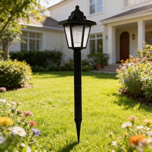 Lampes solaires <span class=keywords><strong>de</strong></span> jardin, éclairage LED solaire extérieur étanche avec piquet, allumage/extinction automatique pour cour, <span class=keywords><strong>paysage</strong></span>, allée, pelouse, patio, passerelle - Product Image 4