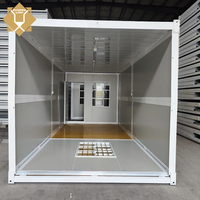 Maison préfabriquée pliable en conteneur de 20 pieds, à faible coût, isolée, insonorisée, modulaire, vente directe, bureau préfabriqué pour l'extérieur