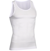 Chemise de compression pour homme pour dissimuler la gynécomastie, chemises amincissantes pour la poitrine