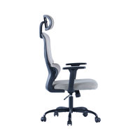 Nouvelle arrivée Chaise de bureau pivotante élégante en maille avec support dorsal Chaise inclinable en tissu pour solution de salle de bureau