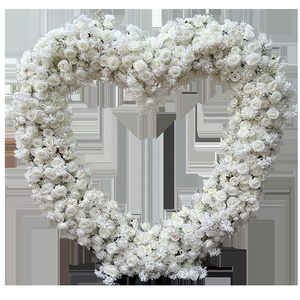 M31 <span class=keywords><strong>fiori</strong></span> artificiali arco di nozze sfondo arco palcoscenico proposta decorazione fiore Stand <span class=keywords><strong>rosa</strong></span> a forma di cuore ad arco fiore Stand - Product Image 3