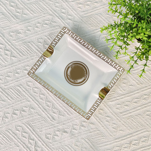 Cenicero Rectangular Conveniente, Cenicero Grande para Banquetes Familiares, Cenicero de Cerámica para Oficina y Restaurante - Product Image 3
