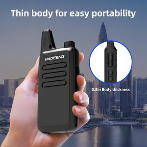 2pcs ban đầu Baofeng BF T20 2W Mini Analog Walkie Talkie cho người lớn với tai nghe USB sạc VOX rảnh tay ham hai cách phát thanh - Product Image 6
