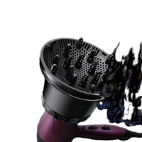 Salon professionnel sèche vent capot universel style diffuseur buse vente chaude multi-usages outil de coiffure pour la beauté des cheveux
