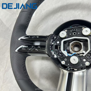 <span class=keywords><strong>Volante</strong></span> Deportivo de Cuero Completo con Diseño de Movimiento, Costura Personalizada y Color para Mercedes Benz <span class=keywords><strong>AMG</strong></span> Clase C/E/S - Product Image 6