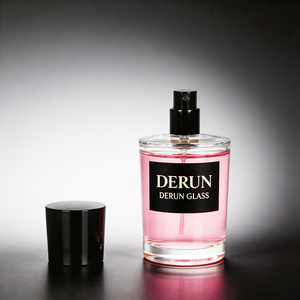 Elegante Botella de Perfume Transparente con Fondo Grueso, Personalizable, con Atomizador, 50ml 75ML, Botella de Vidrio Cristal Vacía - Product Image 1