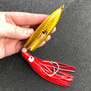 Goture — leurre jig49 inchiku en métal avec tête plombée, appât artificiel de type hameçon avec jupe en caoutchouc, idéal pour la pêche en eau salée, 150/180/200g pièces 1 pièce - Product Image 5