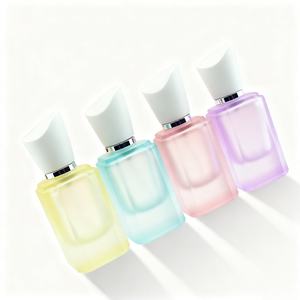 ขวดน้ำหอมแก้วแบบพ่นฝอยละเอียด ขนาด 30 มล. แบบด้าน สีพาสเทล รูปทรงสี่เหลี่ยมผืนผ้า ขวดน้ำหอมแก้วสีมาการองแบบด้าน - Product Image 1