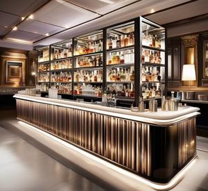 Mostrador de barra trasero comercial Muebles de barra Personalización Suministros de equipo de barra - Product Image 4