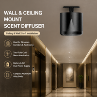 Diffuseur de parfum intelligent programmable pour plafond, fabricant d'atomiseurs de parfum d'ambiance sans fil pour bureaux modernes