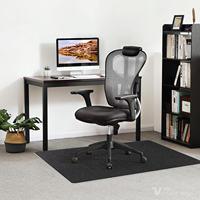 Tapis de chaise de bureau moderne en TPR antidérapant, protection de sol 100 % polyester pour la maison et le bureau, idéal pour les sols en bois dur, carrelage et stratifié
