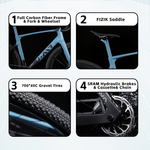 Vélo de route J.AIR LANCIA-APEX, fabriqué en Chine, cadre carbone 700c, 24 vitesses, support OEM, freins à disque, vélo de course pour hommes, LANCIA-APEX. - Product Image 5