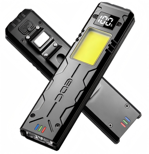 The new EDC burst flashlight multi-function tactical electric display highlighter clip magnetic outdoor emergency work <b>light</b> - Product Image 1