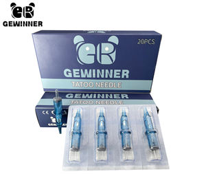 プロ用使い捨て316ステンレス鋼タトゥーニードルカートリッジ、膜滅菌済み安全眉毛リップ永久ニードル - Product Image 1