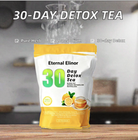 Thé Détox Minceur Personnalisable 30 Jours Saveur Citron Faible en Sodium Adultes 100% Herbal Unisexe Perte de Poids Rapide