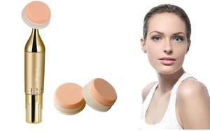 Éponge à maquillage électrique <span class=keywords><strong>vibrante</strong></span> 3D, applicateur automatique de fond de teint en poudre pour le <span class=keywords><strong>visage</strong></span> - Product Image 6