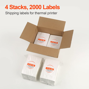 Tem nhãn nhiệt trực tiếp 4x6 inch, 500 cái, giấy in nhãn vận chuyển, tương thích với hầu hết máy in nhiệt trực tiếp - Product Image 5