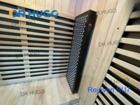 DR.HUGO Rejuven SU7 Vente flash Sauna infrarouge à lumière rouge pour 2 personnes, sauna infrarouge à spectre complet avec 120 lampes thérapeutiques LED