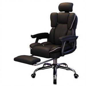 Silla de Juego Minimalista, Silla de Escritorio Giratoria Ajustable con Reposacabezas y Reposabrazos para Oficina en Casa - Product Image 4