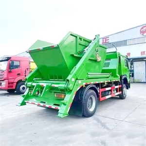 Camión Compactador de Basura HOWO 4X2 con Motor Diésel y Caja de Cambios, Brazo Giratorio y Plataforma Deslizante - Product Image 2
