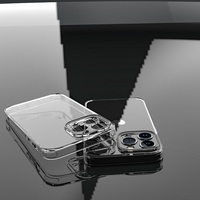 Étui de téléphone en verre Ultra Transparent pour iPhone14 13pro max housse de téléphone portable antichoc imperméable Transparent sacs et étuis de téléphone portable