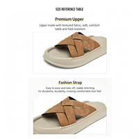 Sandalias de Plataforma con Tiras Cruzadas Estilo Preppy Vintage para Mujer, Antideslizantes, para Playa y Exteriores