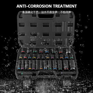 12.5mm 6ポイント1/2 "ドライブ11個インパクトディープソケット電動またはマスターメカニックツールセット用 - Product Image 2