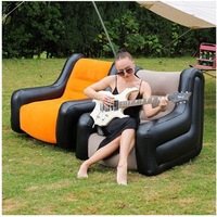 Nouveau fauteuil de salon pliable multifonctionnel élégant et de haute qualité pour l'extérieur, canapé gonflable moderne en PVC portable et multifonctionnel