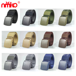 Cinturón táctico de nailon para exteriores para hombre, hebilla deportiva de lona PP, stock de estudiantes no metálicos, piezas y accesorios especiales para bolsas - Product Image 1