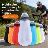 Bouteille d'eau souple pliable JADE pour activités de plein air 150 ml – Course à pied, cyclisme, randonnée – Portable, type compression, valve à morsure en TPU