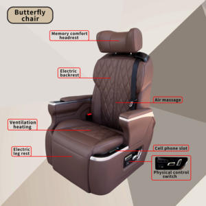 Asiento de Coche Eléctrico de Lujo VIP ST-HD Personalizado de Fábrica con Masaje para Furgoneta Sprinter, Vito, Hiace, Alphard y Clase V W447 - Product Image 4
