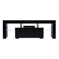 Dernier modèle de console de jeux vidéo TV moderne pour centre de divertissement mobilier de salon meuble TV avec éclairage