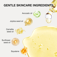 Kit de Soins de la Peau Format Voyage : Huile Démaquillante, Nettoyante, Purifiante et Équilibrante pour les Yeux et le Visage, Sérum et Capsules d'Huile