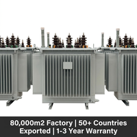 Transformador Sumergido en Aceite ONAN de 220v a 10kv, 11kv y de 600v a 33kv para Distribución de Energía en Exteriores