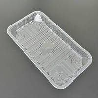 Barquette en plastique jetable de qualité alimentaire pour l'emballage de viande fraîche et la volaille en supermarché