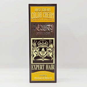 L'GOGITBGB Crema Colorante per Capelli Nera 500ML, Azione Rapida in 15 Minuti, Uso Professionale da Salone, Senza Ammoniaca, Delicata sul Cuoio Capelluto, Semi-<span class=keywords><strong>Permanente</strong></span> - Product Image 1