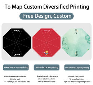 Fabrik Maßanfertigung OEM ODM Werbe-Regenschirm für Regen und Sonne 3-fach Faltbarer Weinflaschen-Regenschirm für Geschäftsgeschenke und Reisen - Product Image 5